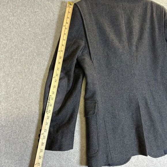 Pendleton mens blazer jacket size 42 elbow patch dark grey business corpcore - Picture 13 of 14